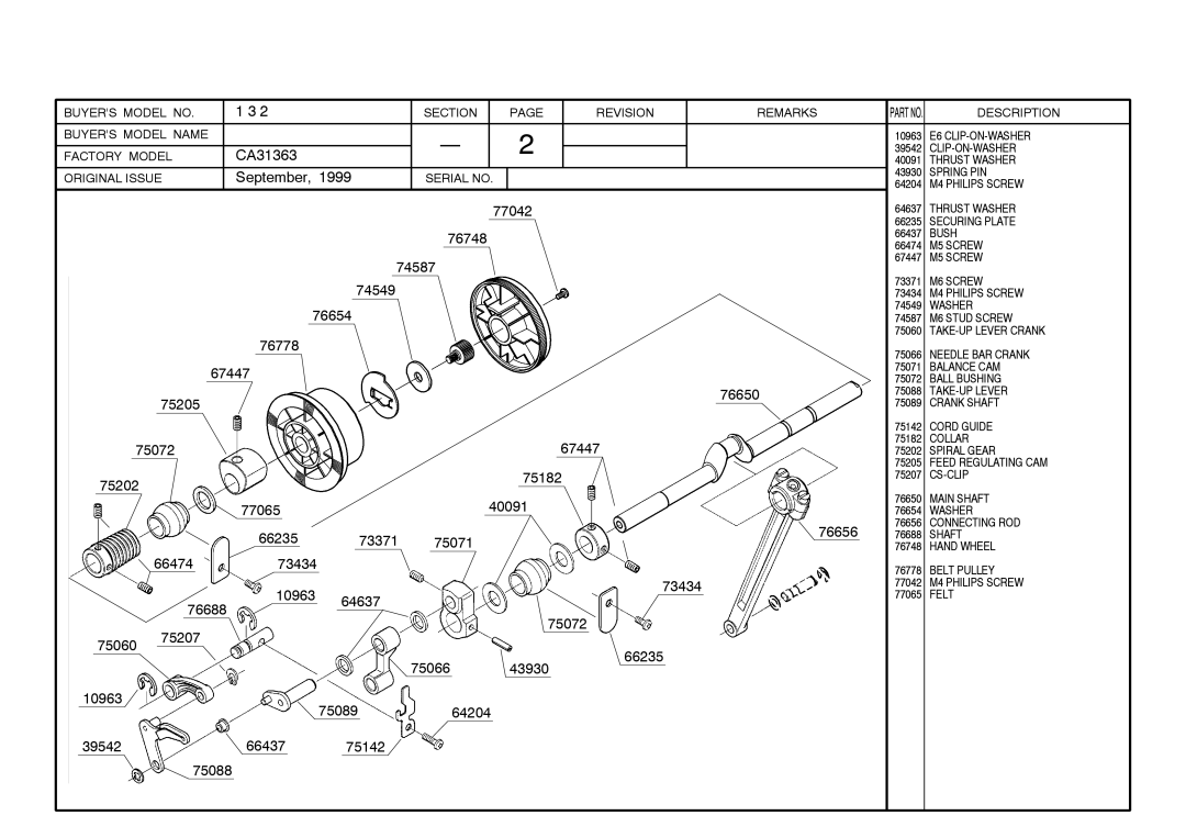 Singer 132 manual 76748 