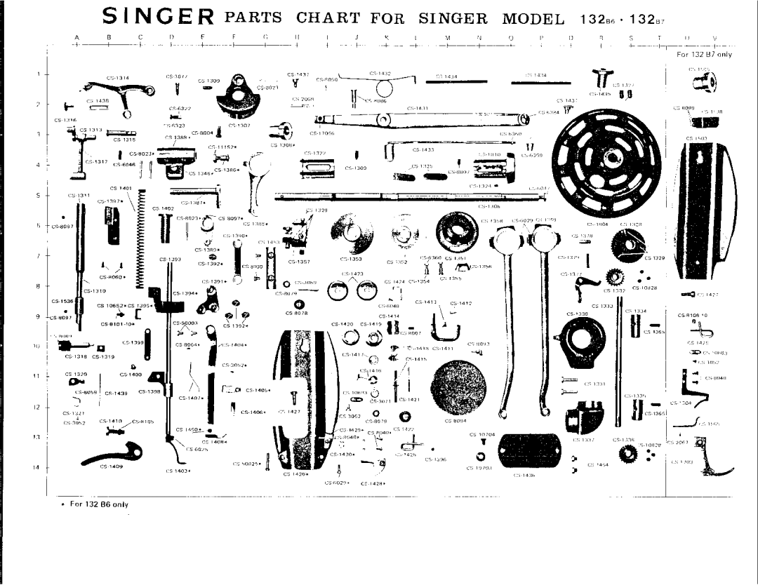 Singer 132B7, 132B6 manual 