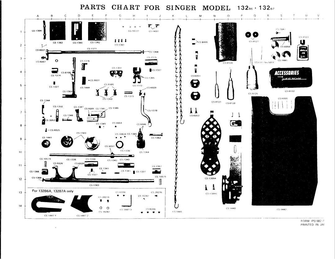 Singer 132B6, 132B7 manual 