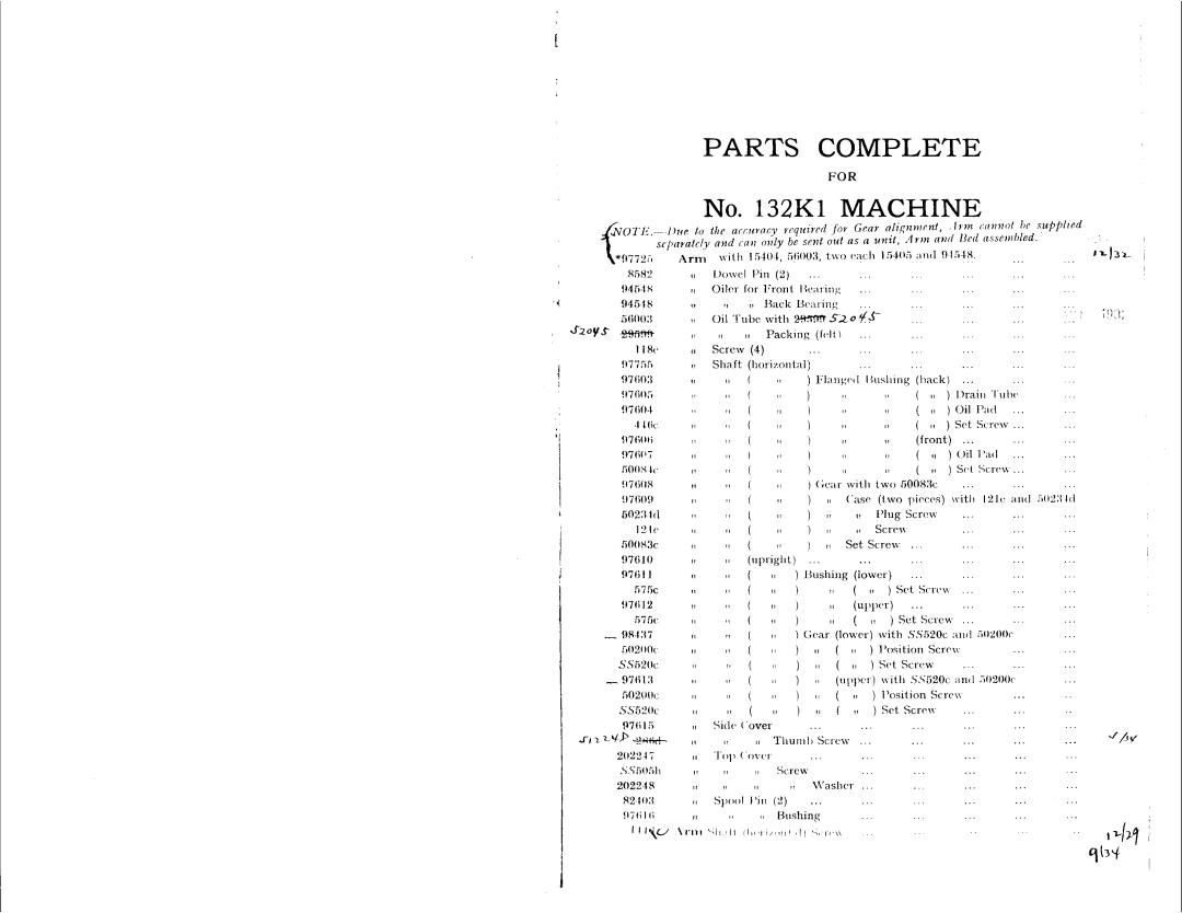 Singer 132K4, 132K1 manual 