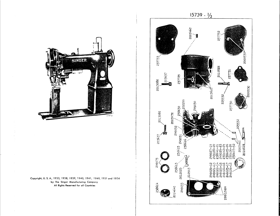 Singer 136W104 manual 