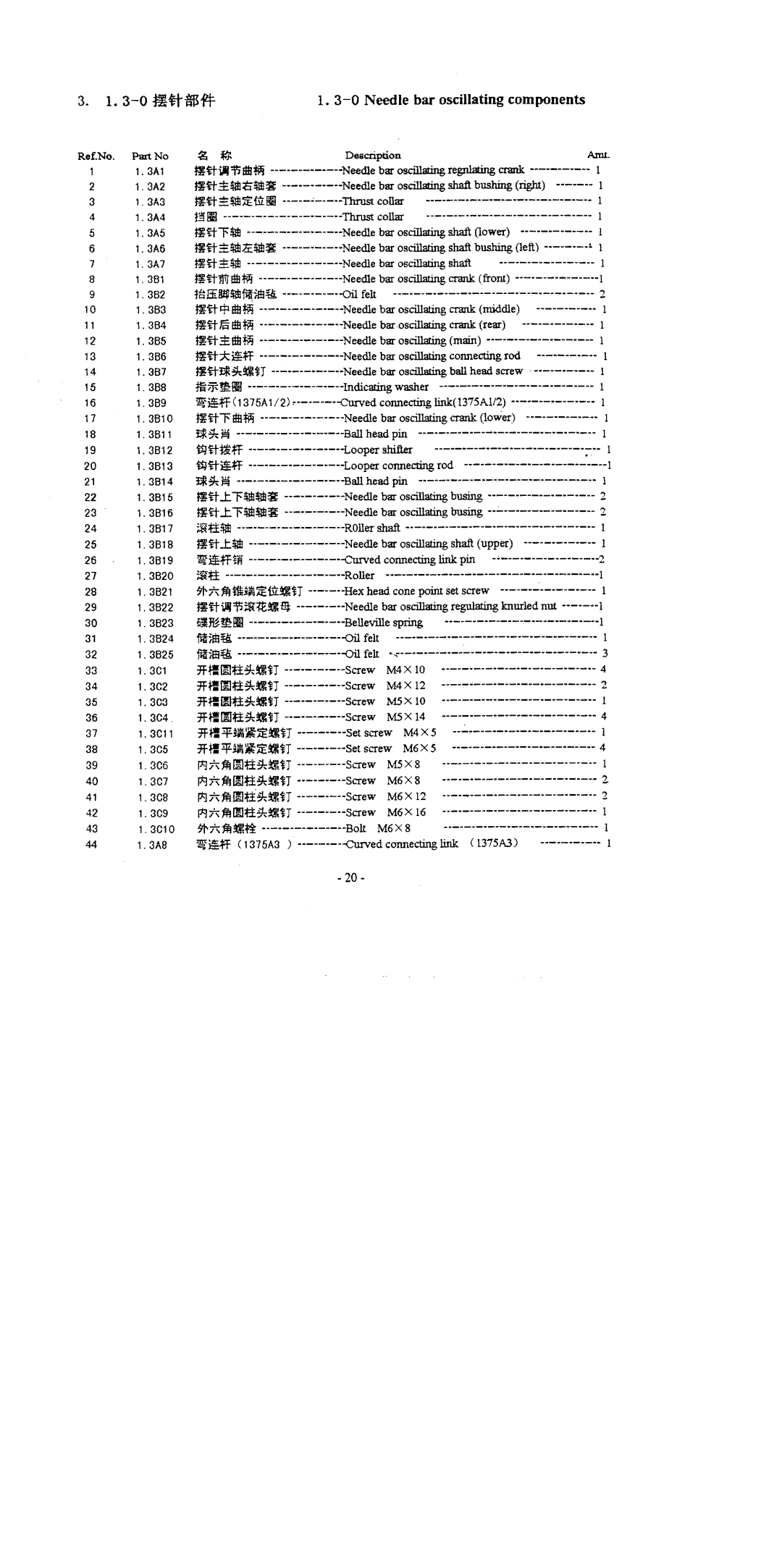 Singer 1375A3, 1375A2, 1375A1 manual 