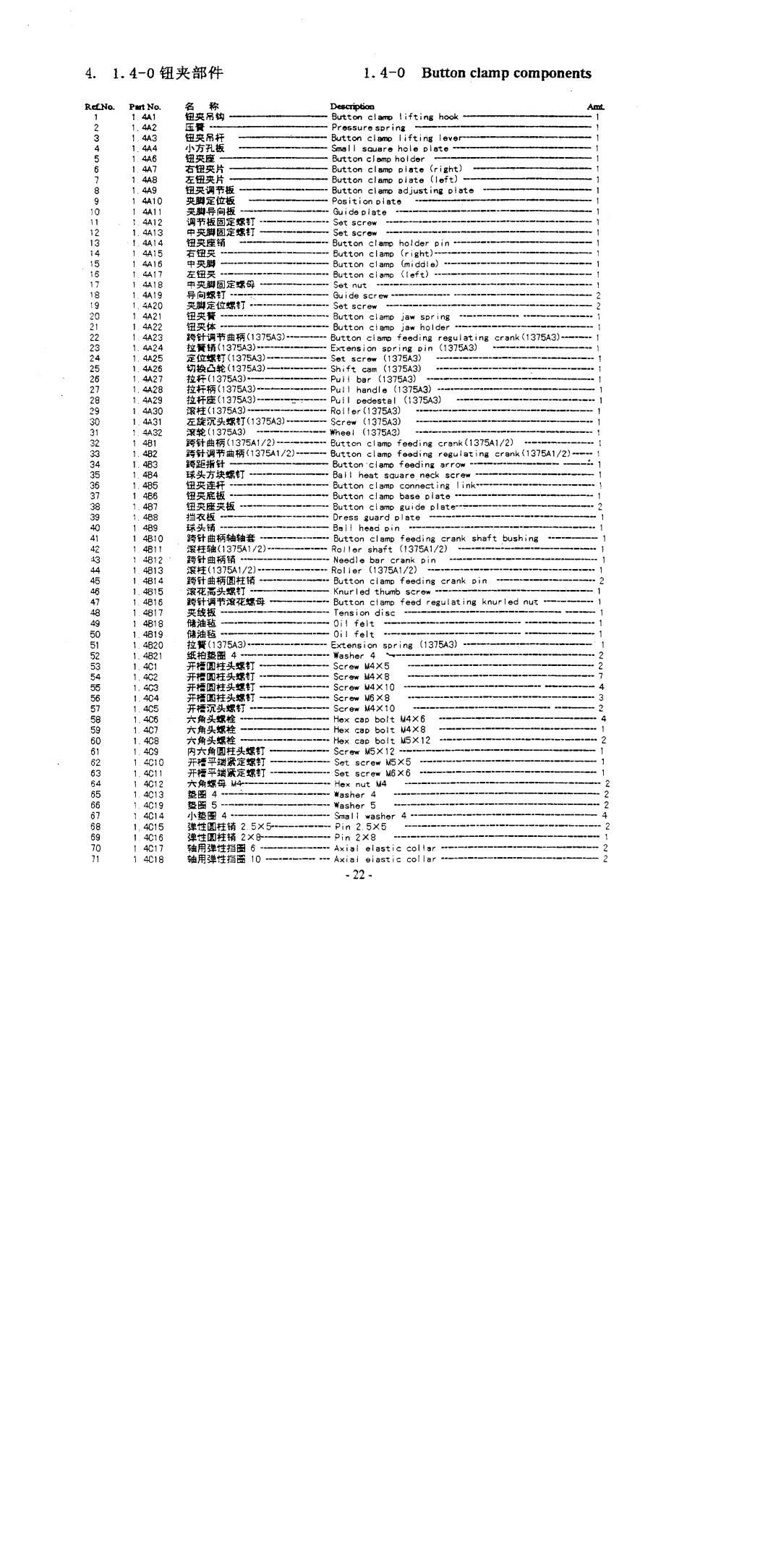 Singer 1375A2, 1375A3, 1375A1 manual 