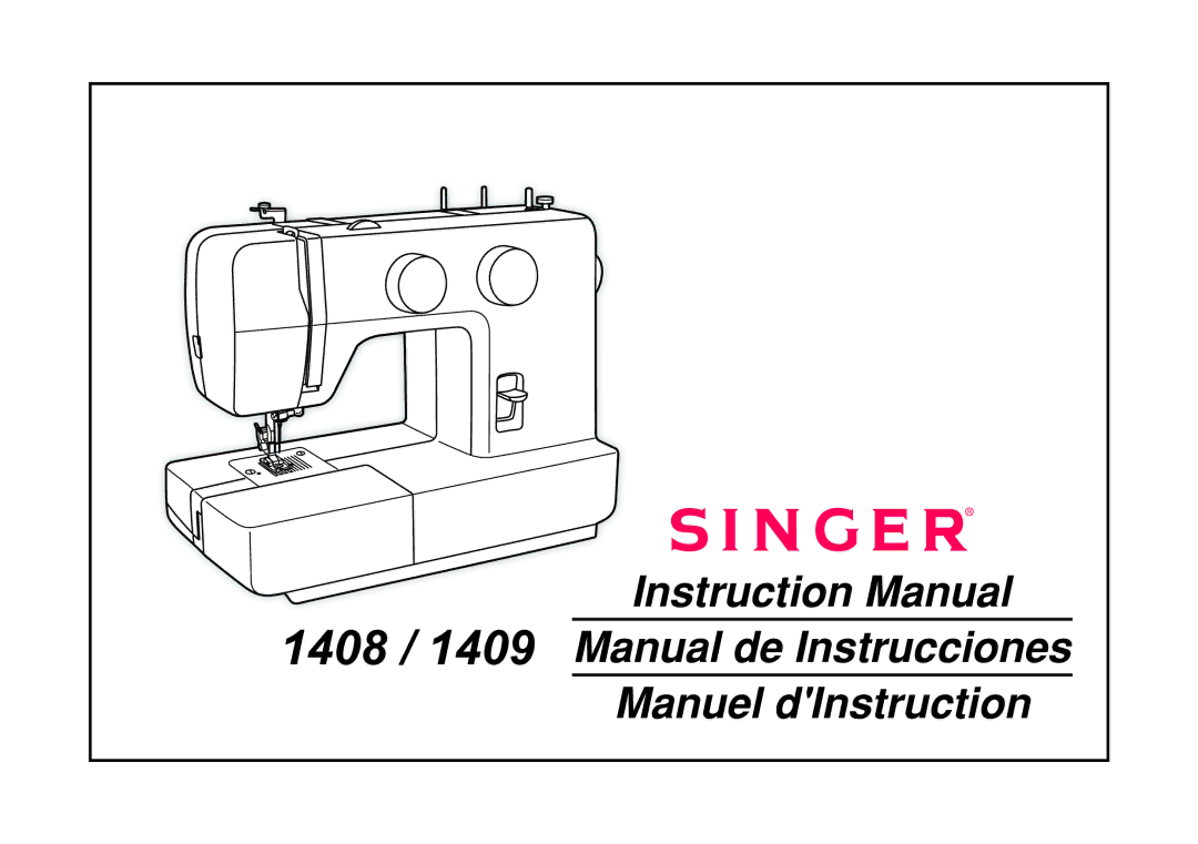 Singer 1408 instruction manual 