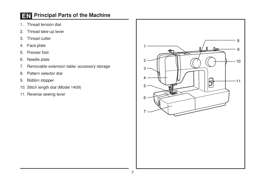 Singer 1408 instruction manual 6C+59 