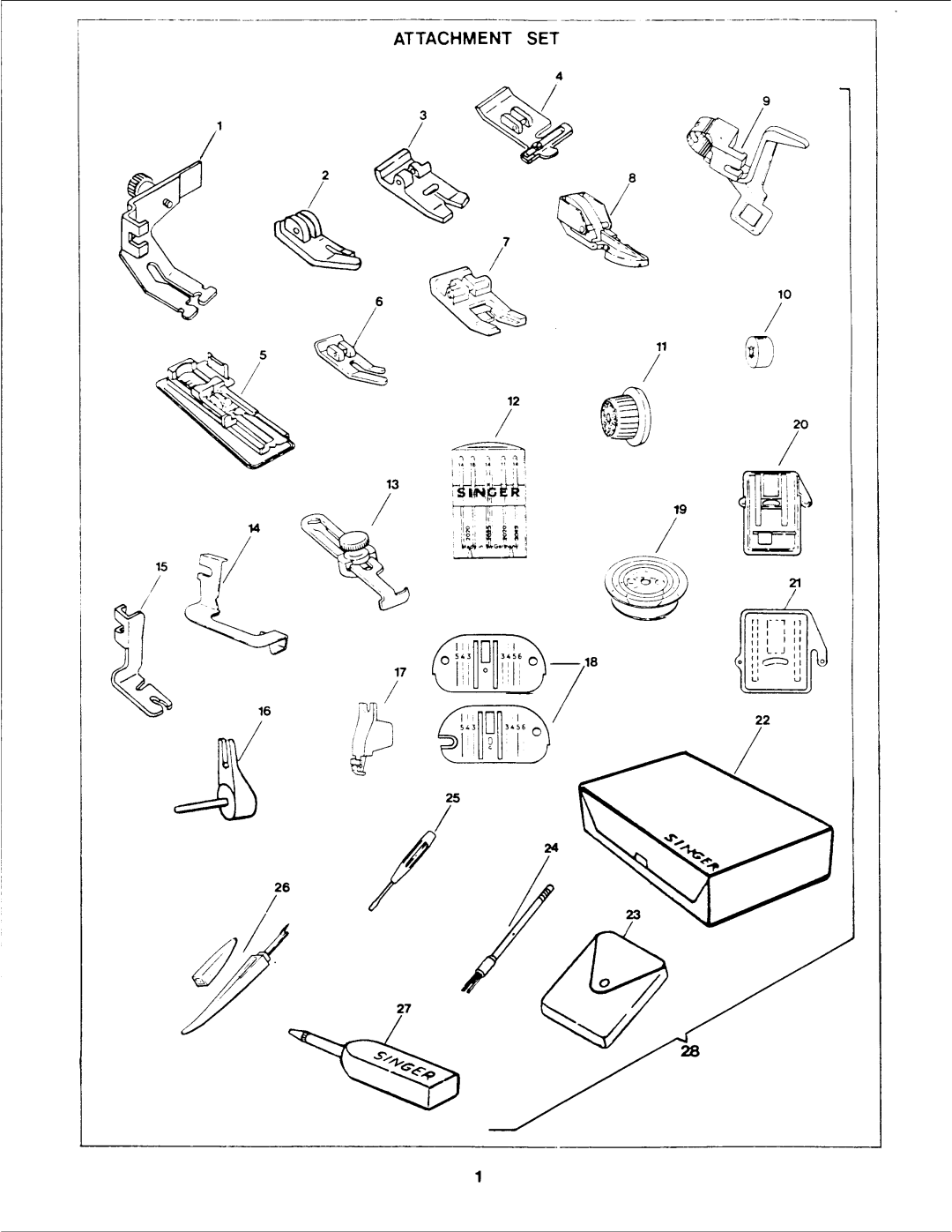 Singer 1425, 1411 manual 