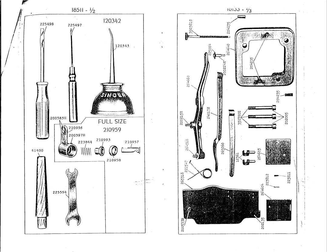 Singer 144W103 manual 