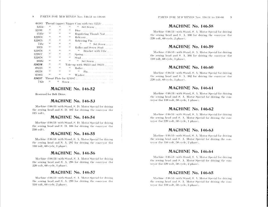 Singer 146-51 to 66 manual 