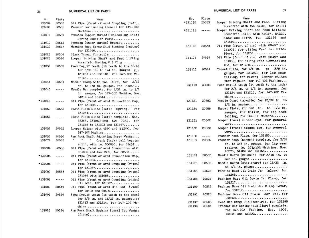 Singer 147-102, 147-103 manual 