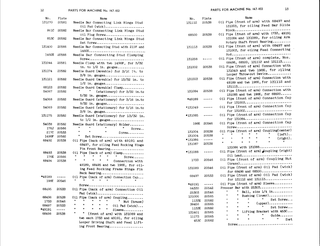 Singer 147-102, 147-103 manual 