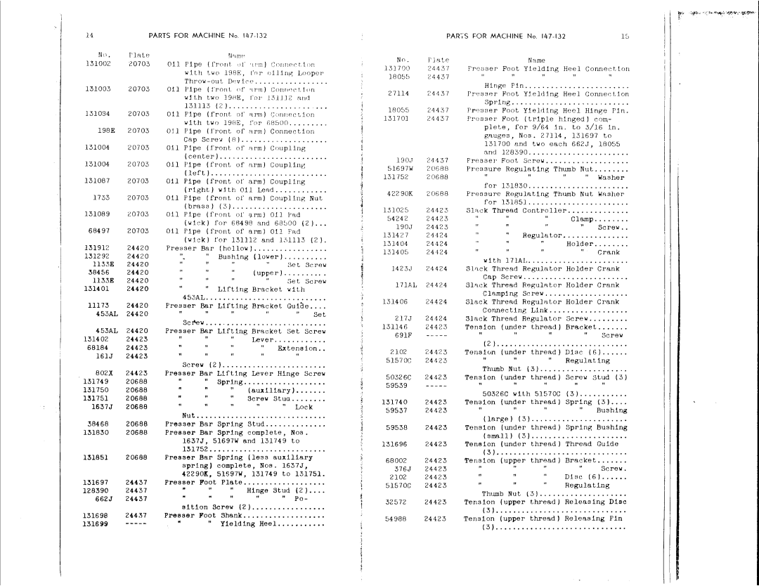 Singer 147-132 manual 