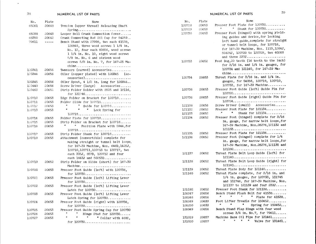 Singer 147-39, 147-25 manual 