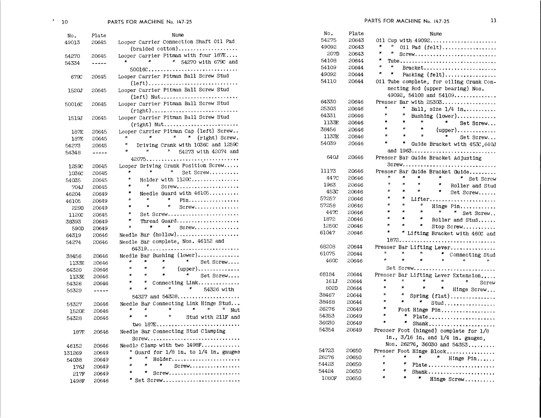 Singer 147-25, 147-39 manual 