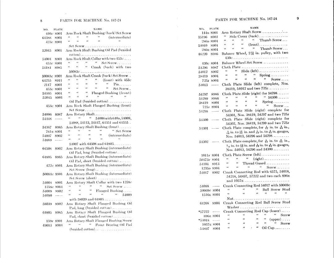 Singer 147-26, 147-24 manual 