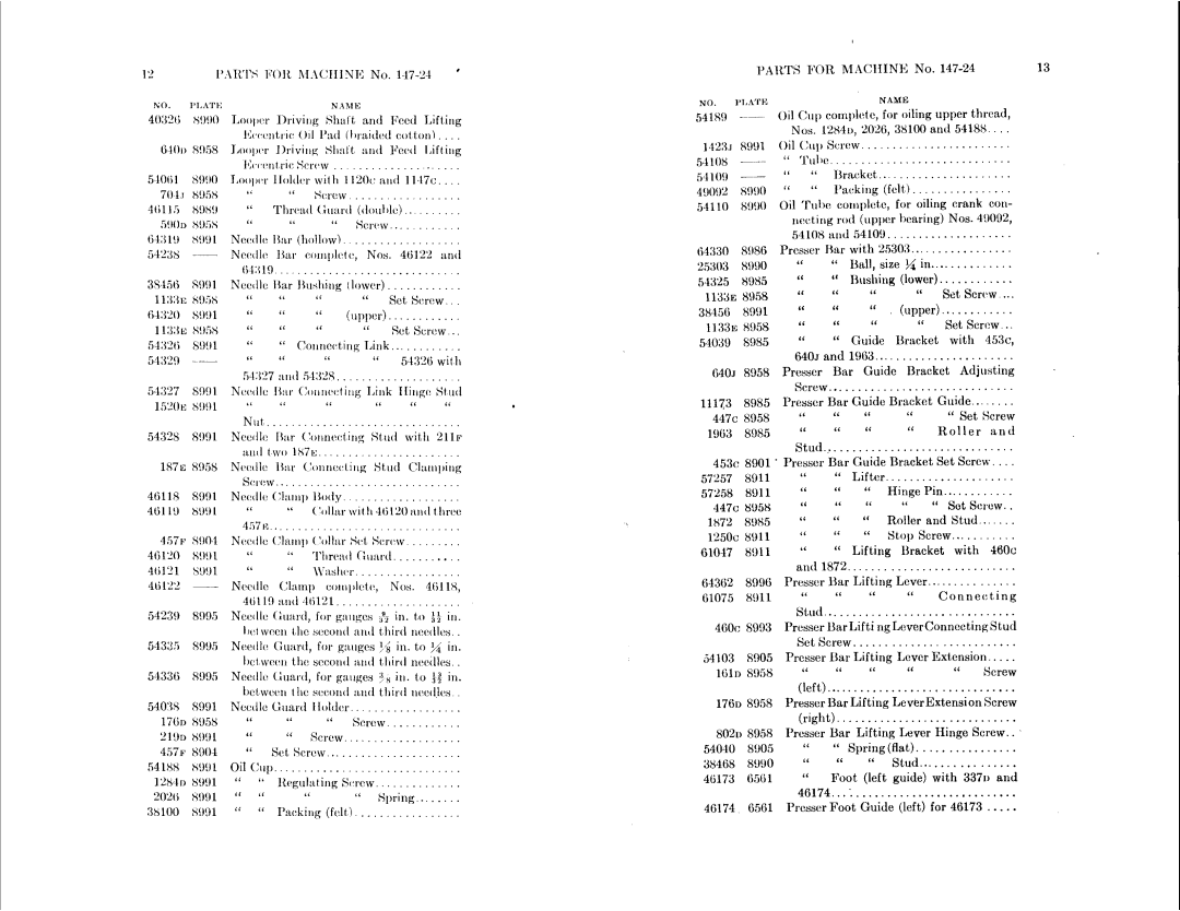 Singer 147-26, 147-24 manual 