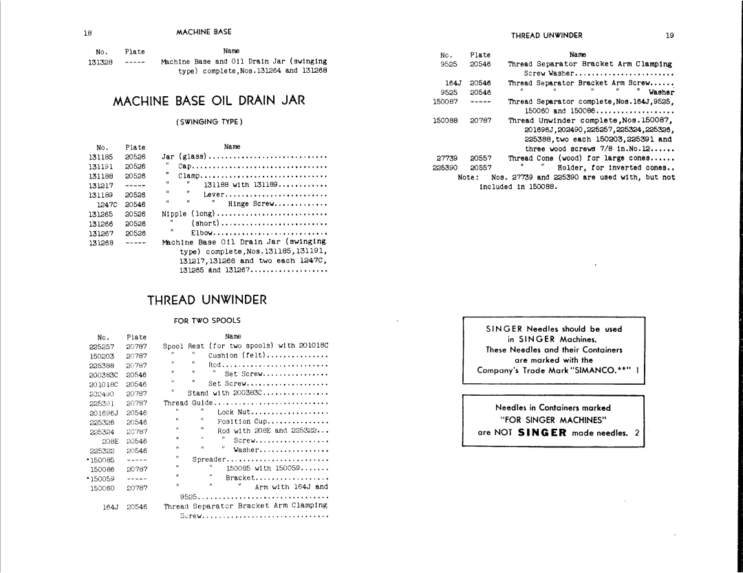 Singer 147-85 manual 