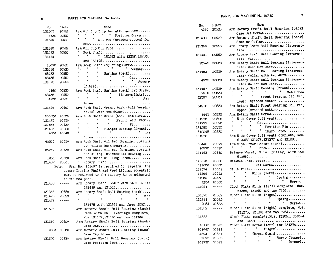 Singer 147-86, 147-82 manual 