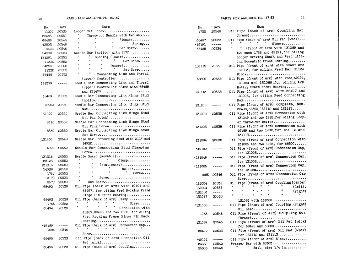 Singer 147-86, 147-82 manual 