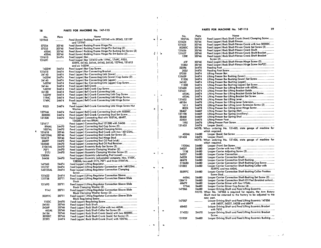 Singer 147-115, 147-90 manual 