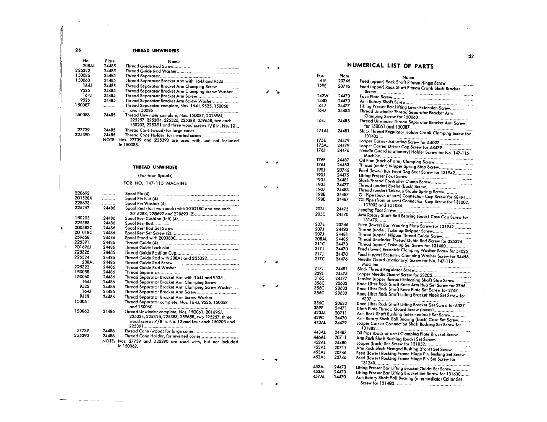 Singer 147-115, 147-90 manual 