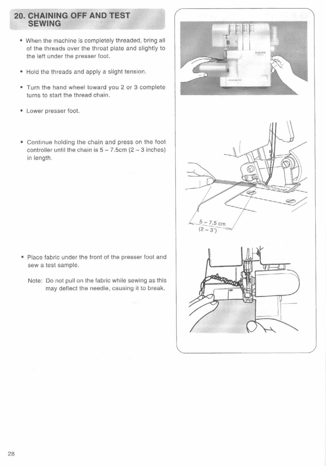 Singer 14SH644 manual 