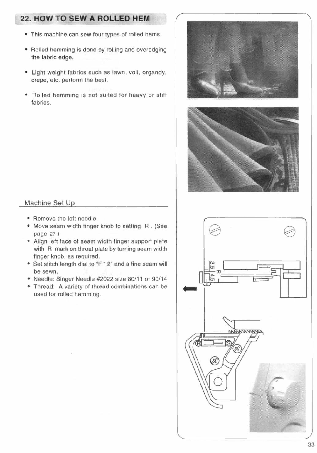 Singer 14SH644 manual 