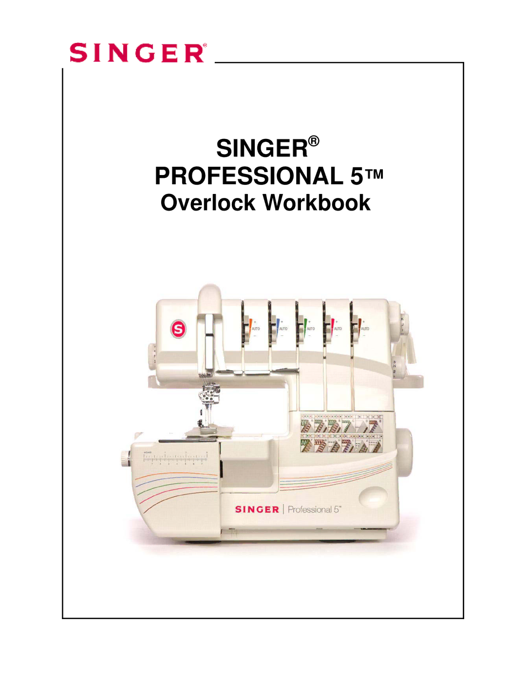 Singer 14T968DC manual Singer Professional 