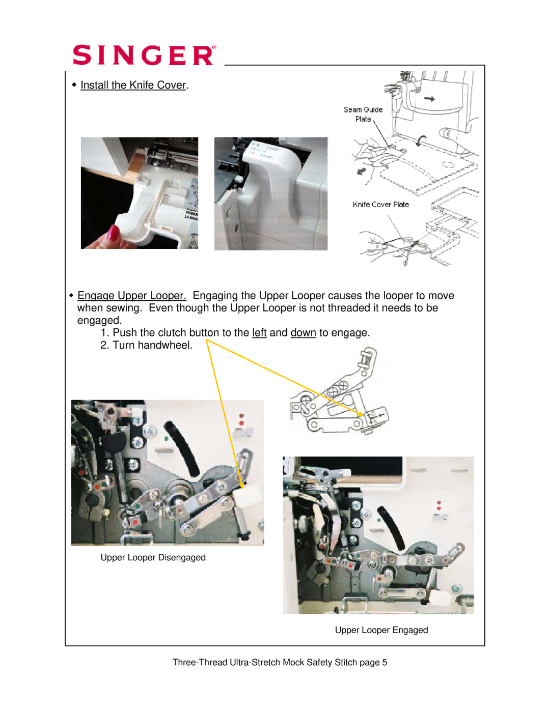 Singer 14T968DC manual 