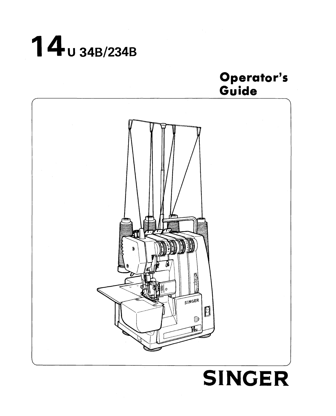 Singer 14U 34B/234B manual 