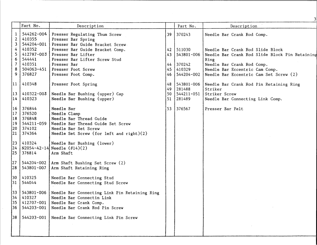 Singer 14u344b, 14U354B manual 