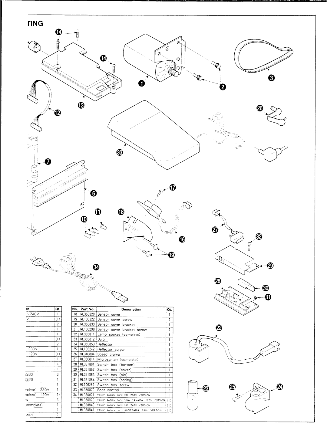 Singer 14U594 manual 