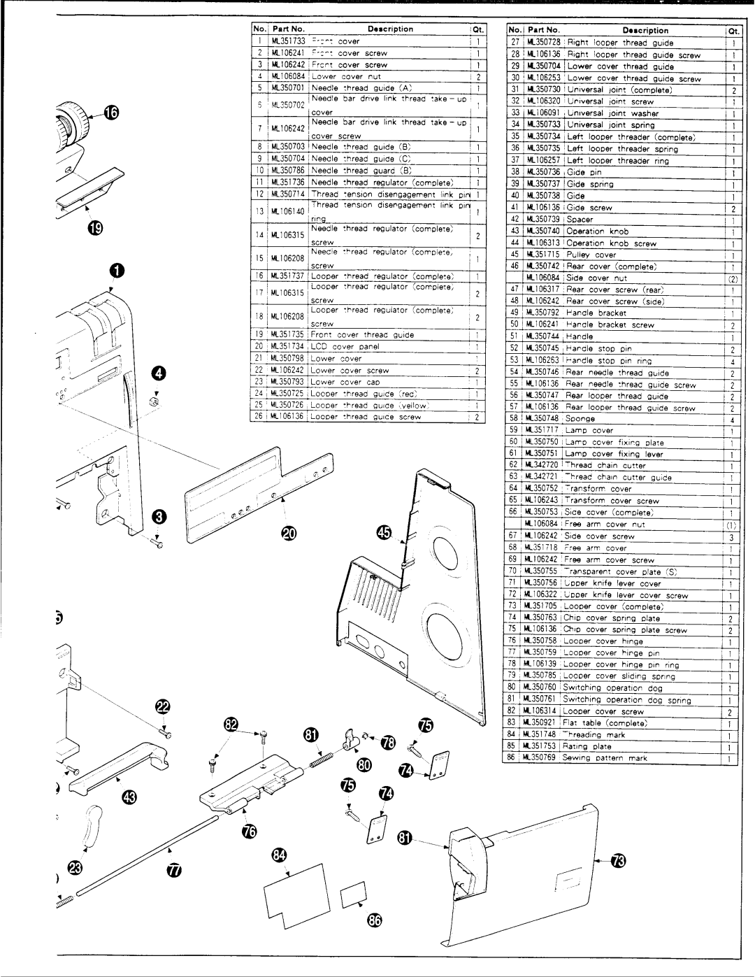 Singer 14U594 manual 