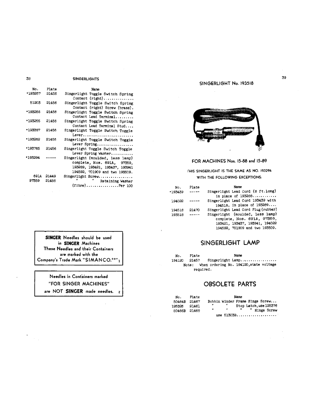 Singer 15-88, 15-89, 15-90 manual 