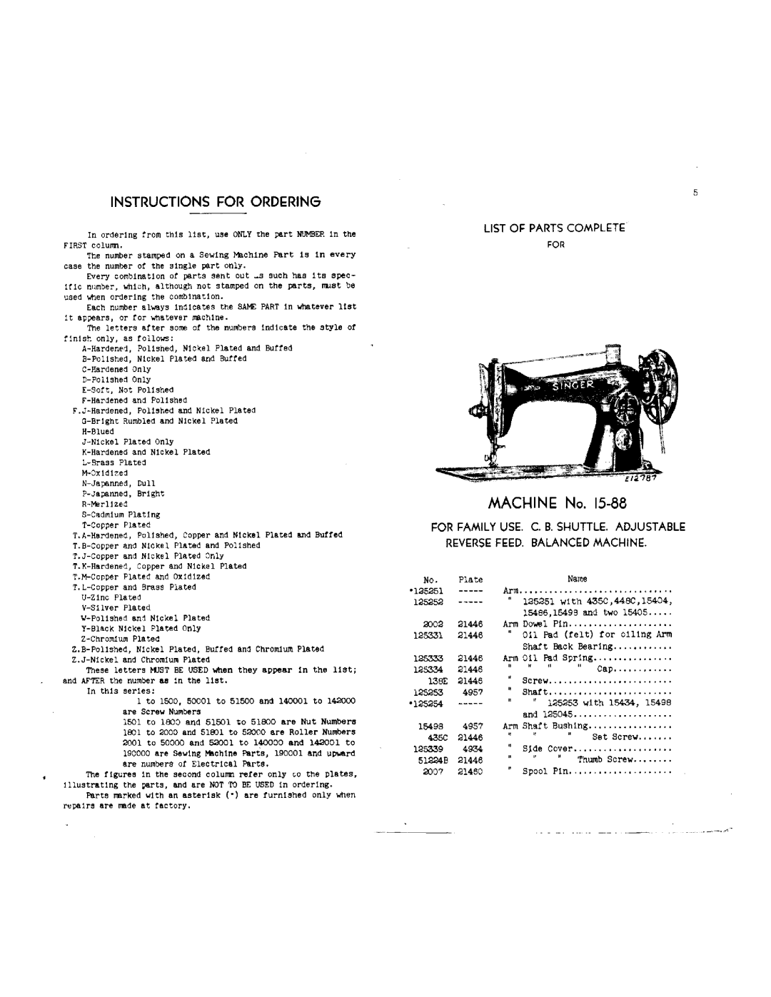 Singer 15-88, 15-89, 15-90 manual 