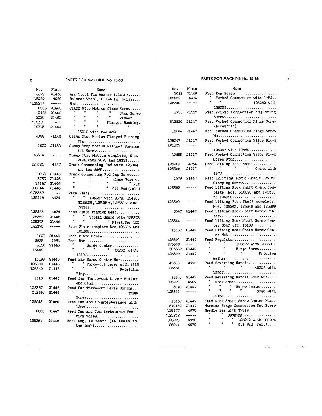 Singer 15-90, 15-89, 15-88 manual 