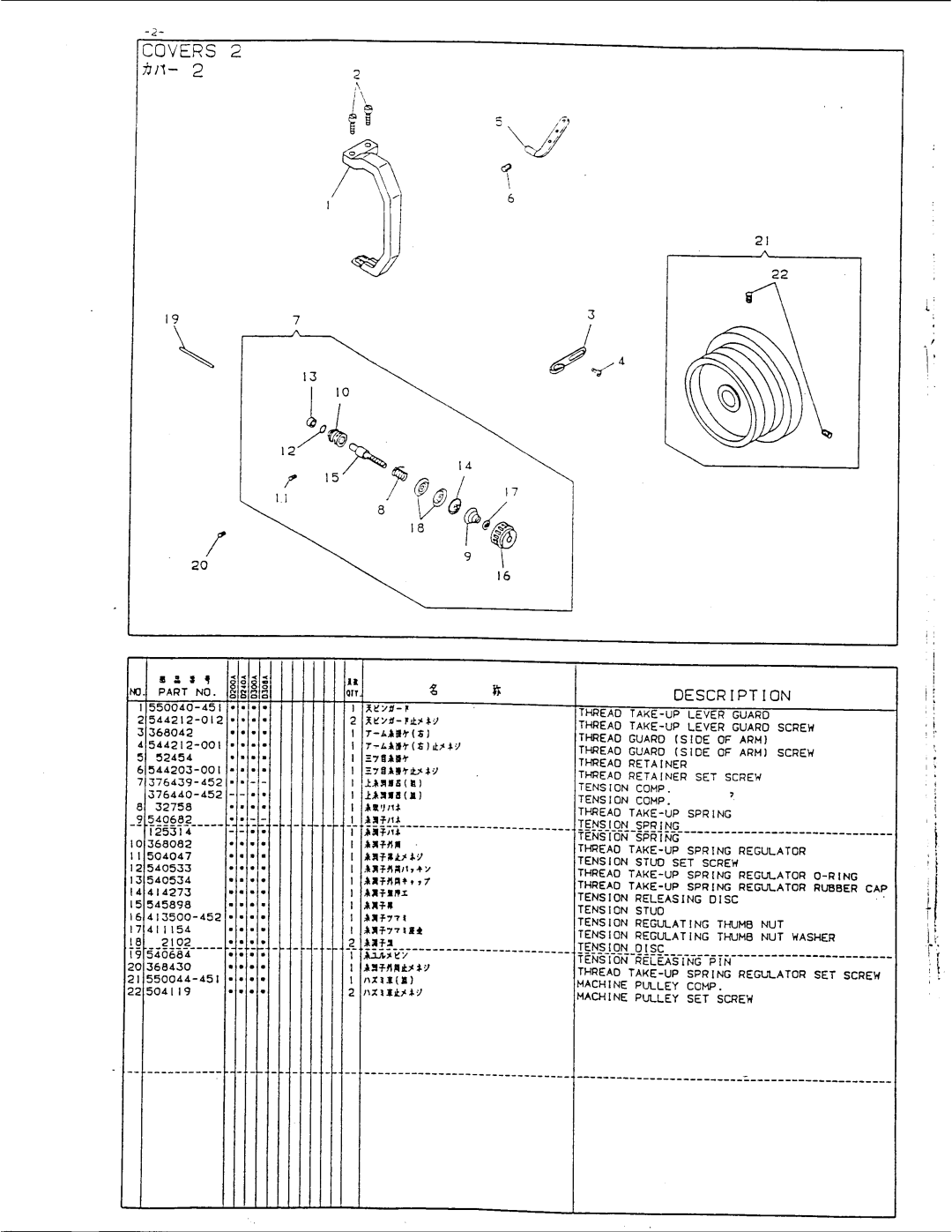 Singer 1591D240A, 1591D300A, 1591D308A, 1591D200A manual 