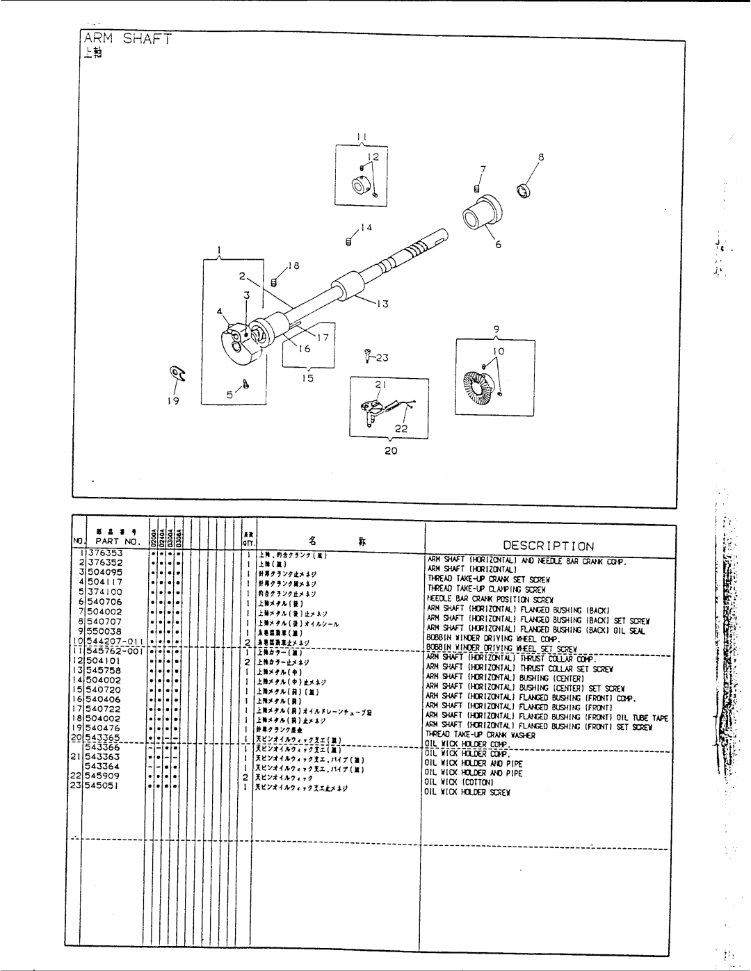 Singer 1591D308A, 1591D240A, 1591D300A, 1591D200A manual 