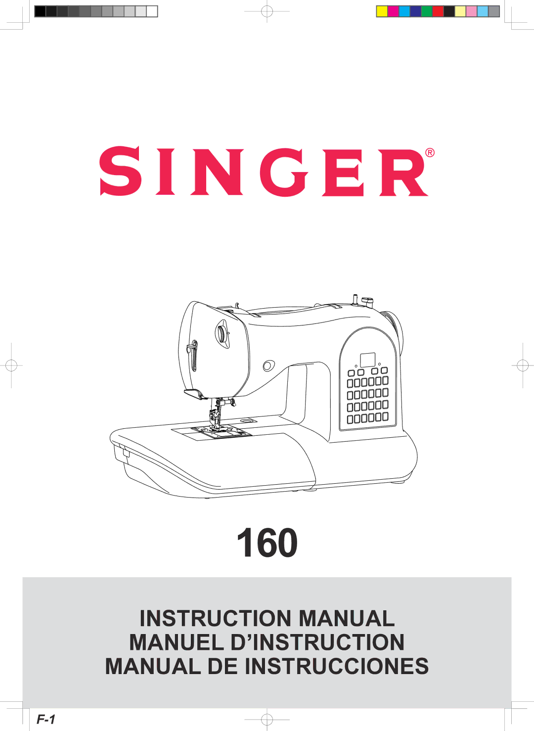 Singer 160 instruction manual 