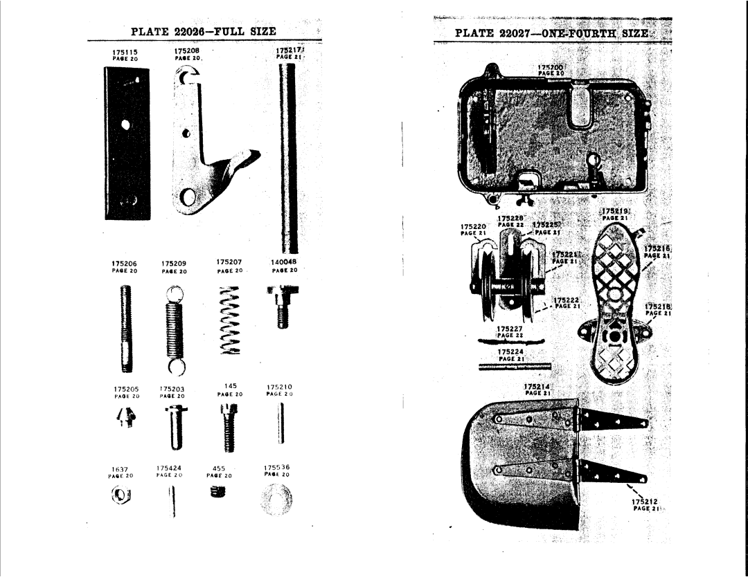 Singer 175-40, 175-44 manual 