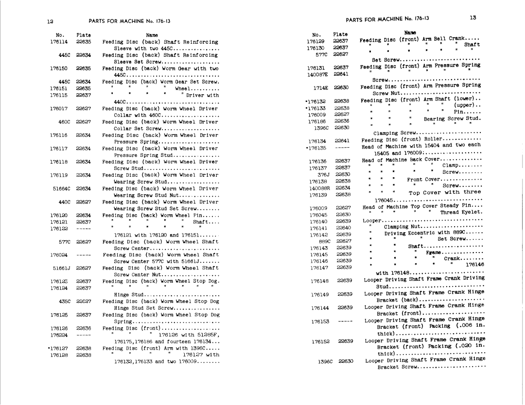 Singer 176-13, 176-11, 176-12 manual 