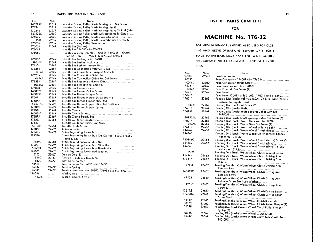 Singer 176-33, 176-31, 176-32 manual 