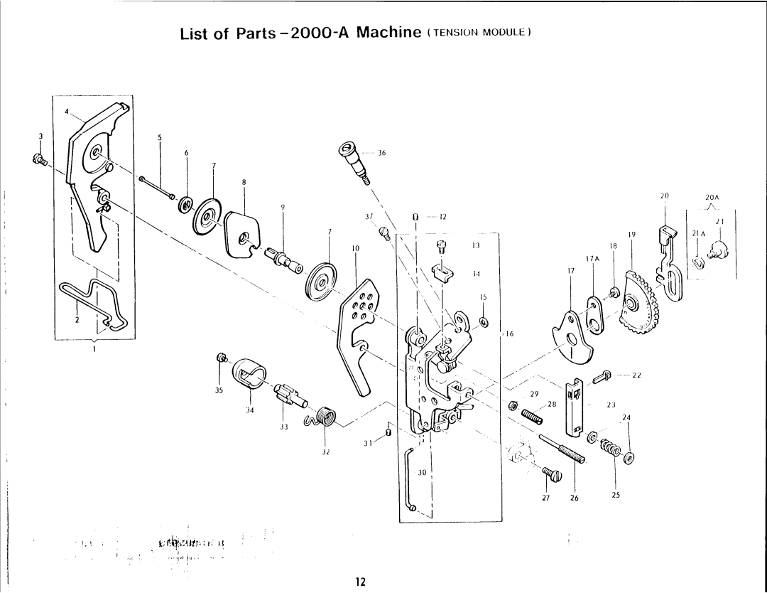 Singer 2000A manual 