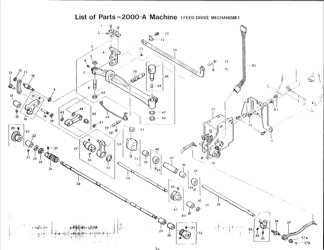 Singer 2000A manual 