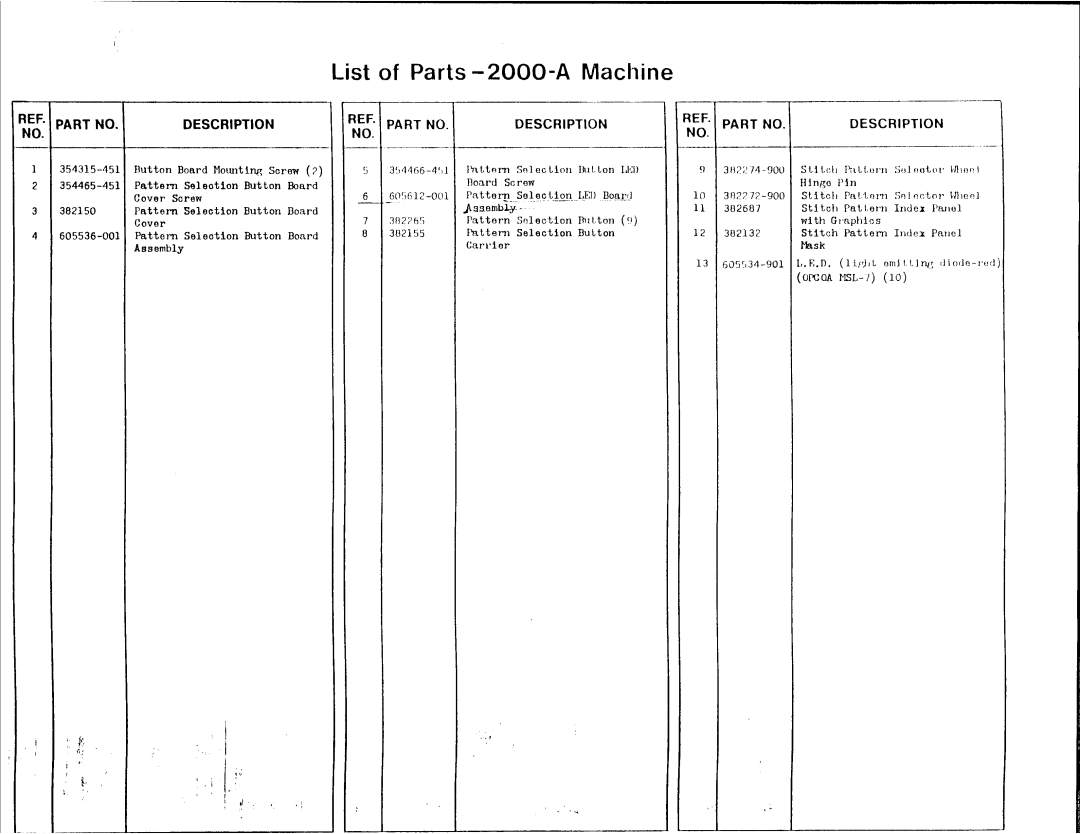 Singer 2000A manual 