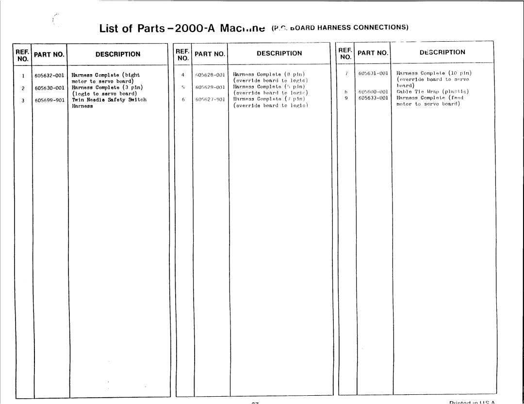 Singer 2000A manual 