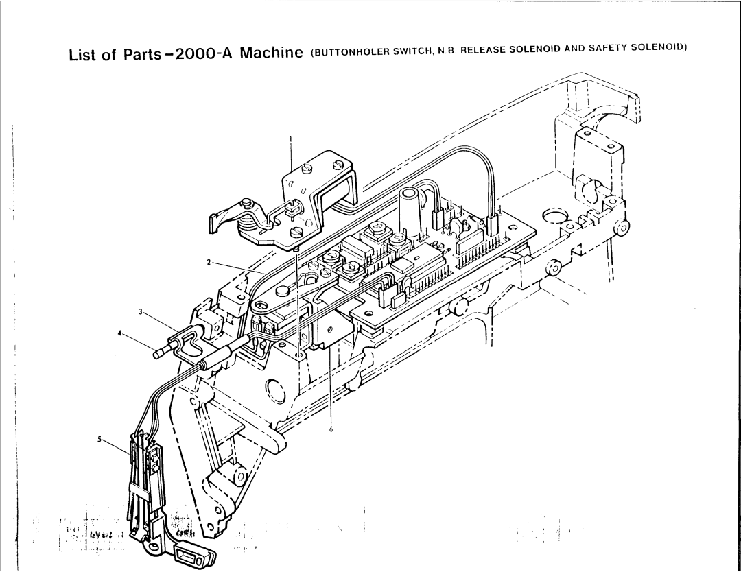 Singer 2000A manual 