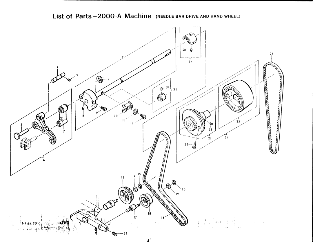 Singer 2000A manual 