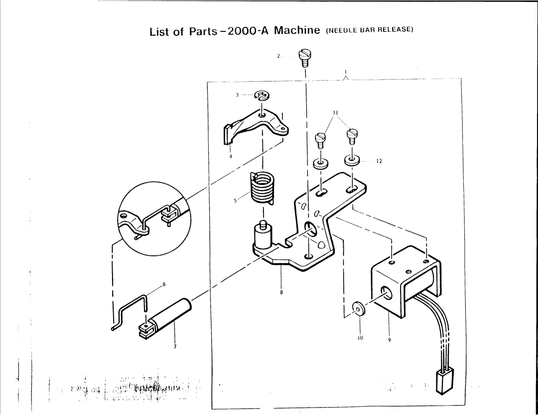 Singer 2000A manual 