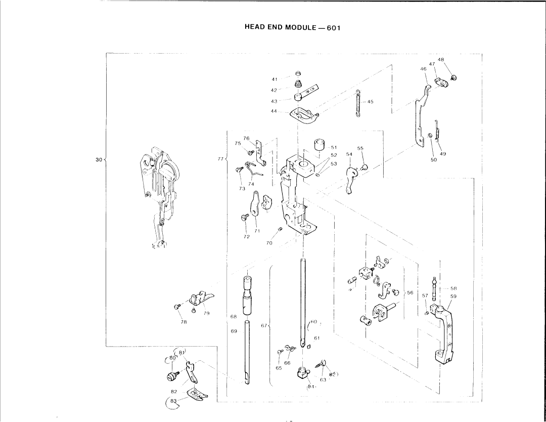 Singer 2001A manual 