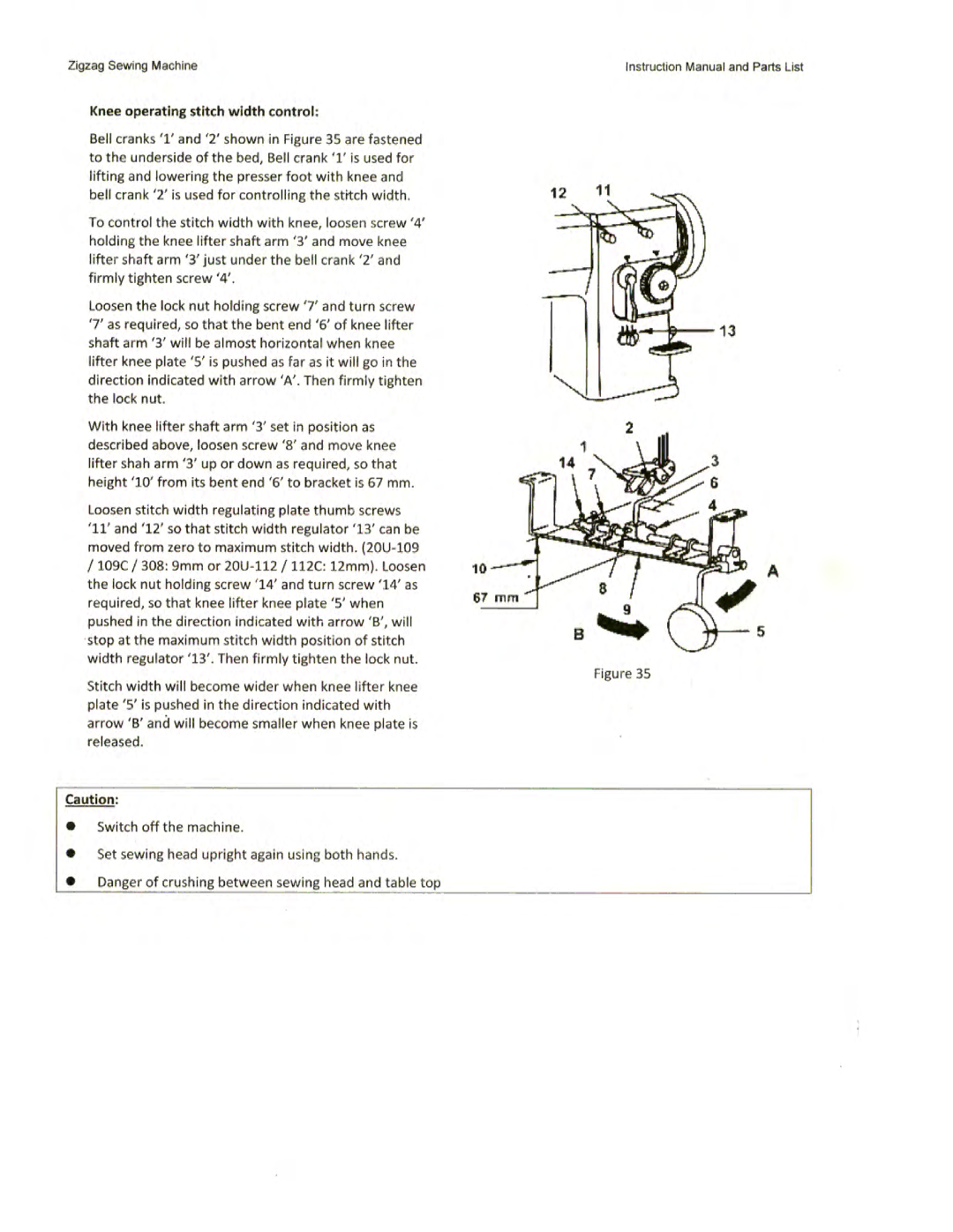 Singer 112, 20U-109C manual 